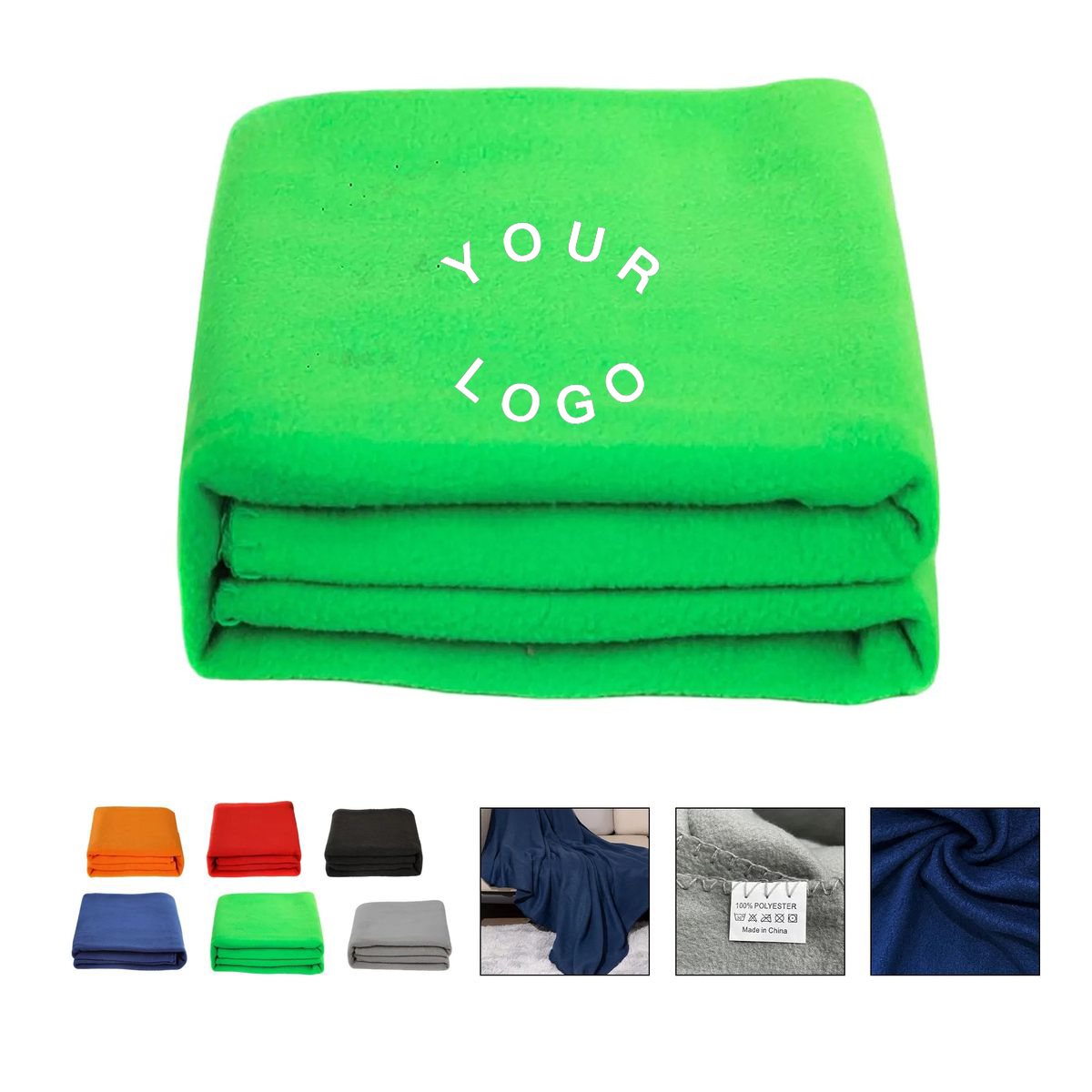 Eco Friendly Polyester Fleece Blanket 60x50 1