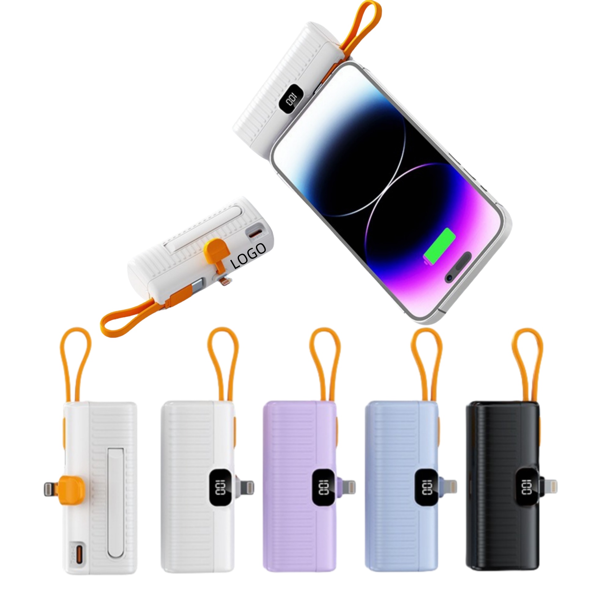 Capsule Power Bank With Full 5000mAh With Digital Display 2