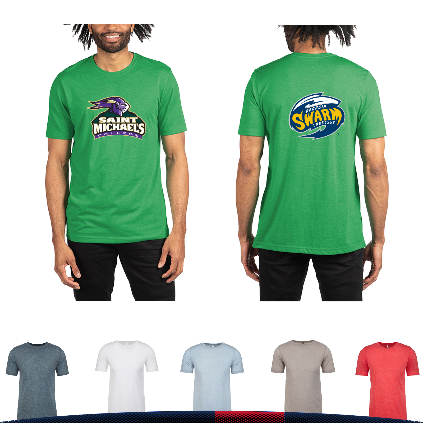 Next Level® Polyester/Cotton Men's T-shirts 3