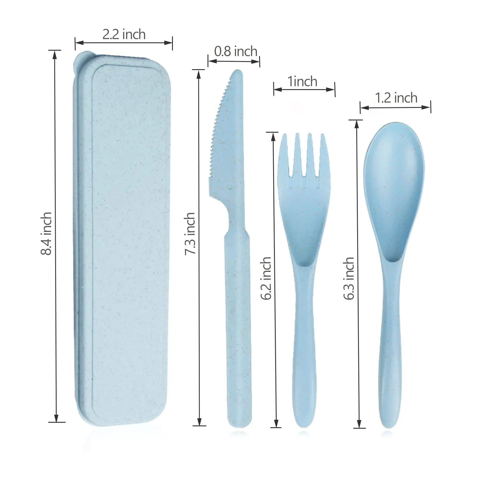 Wheat Straw Cutlery Set 3