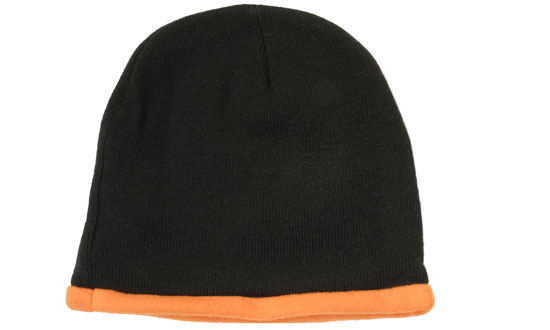 Roll Down Acrylic & Polar Fleece Beanie - Toque 8