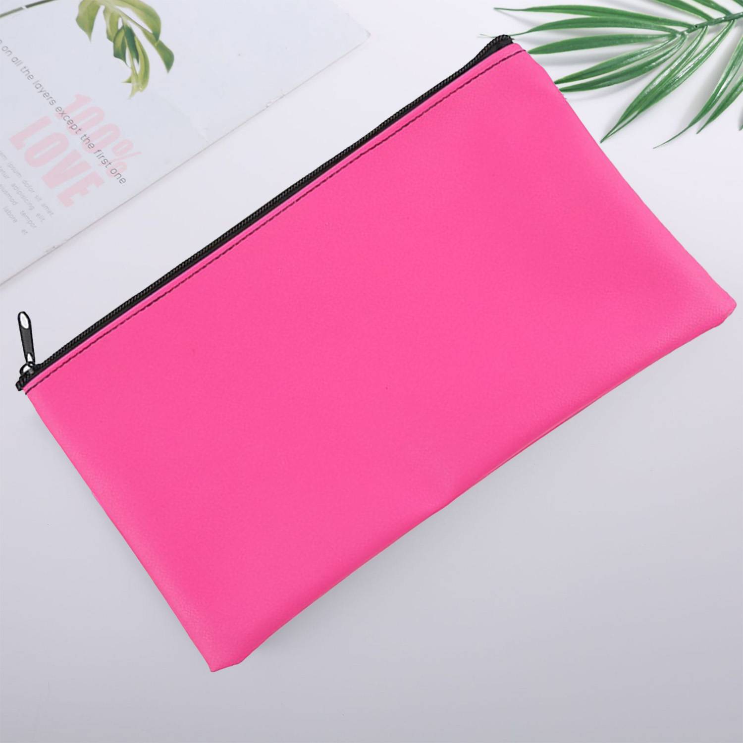 PU Leather Pencil Case Storage Bag 9