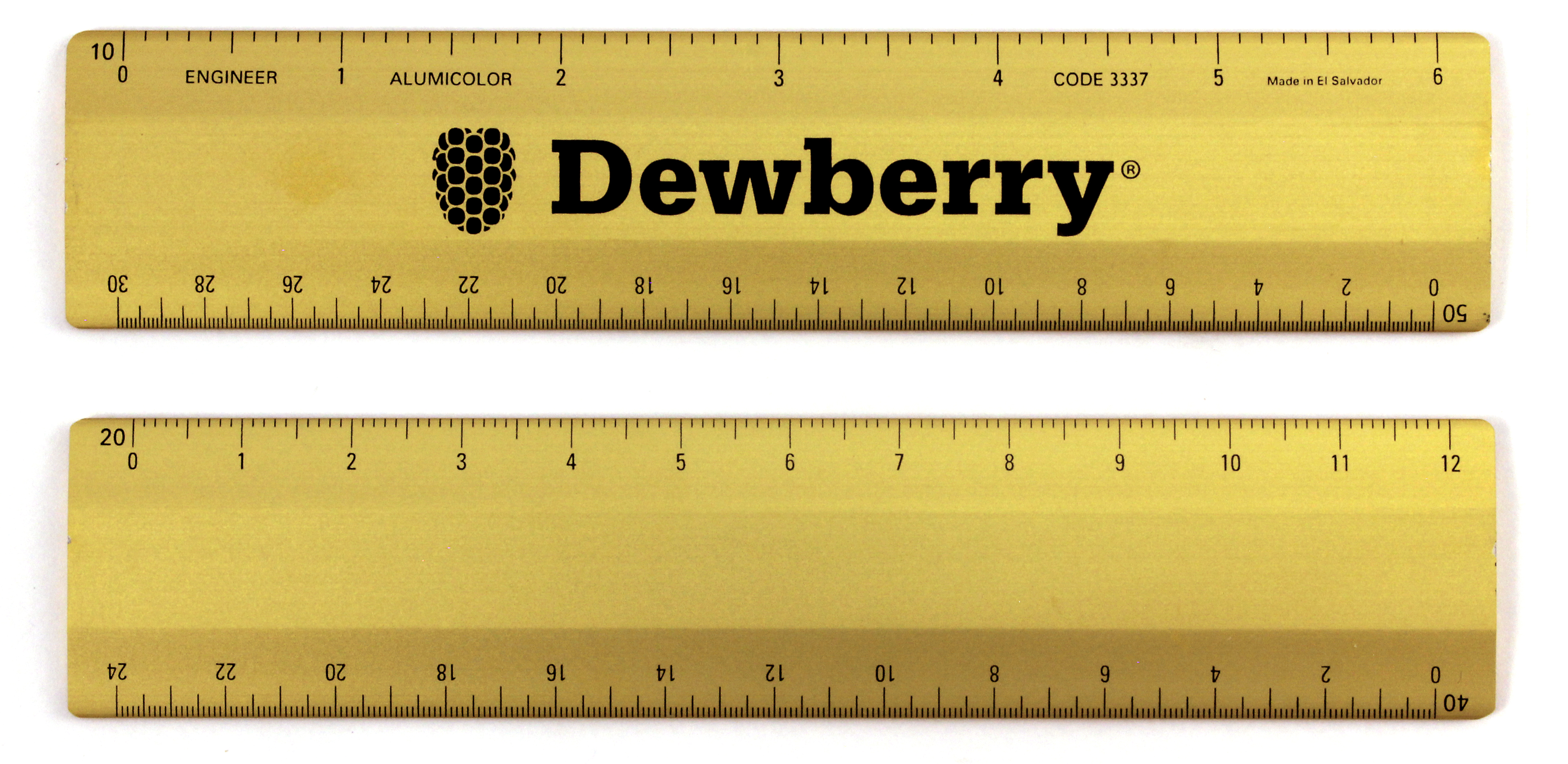 6" 4-Bevel Civil Engineer Scale v2, custom ruler with logo imprint 8