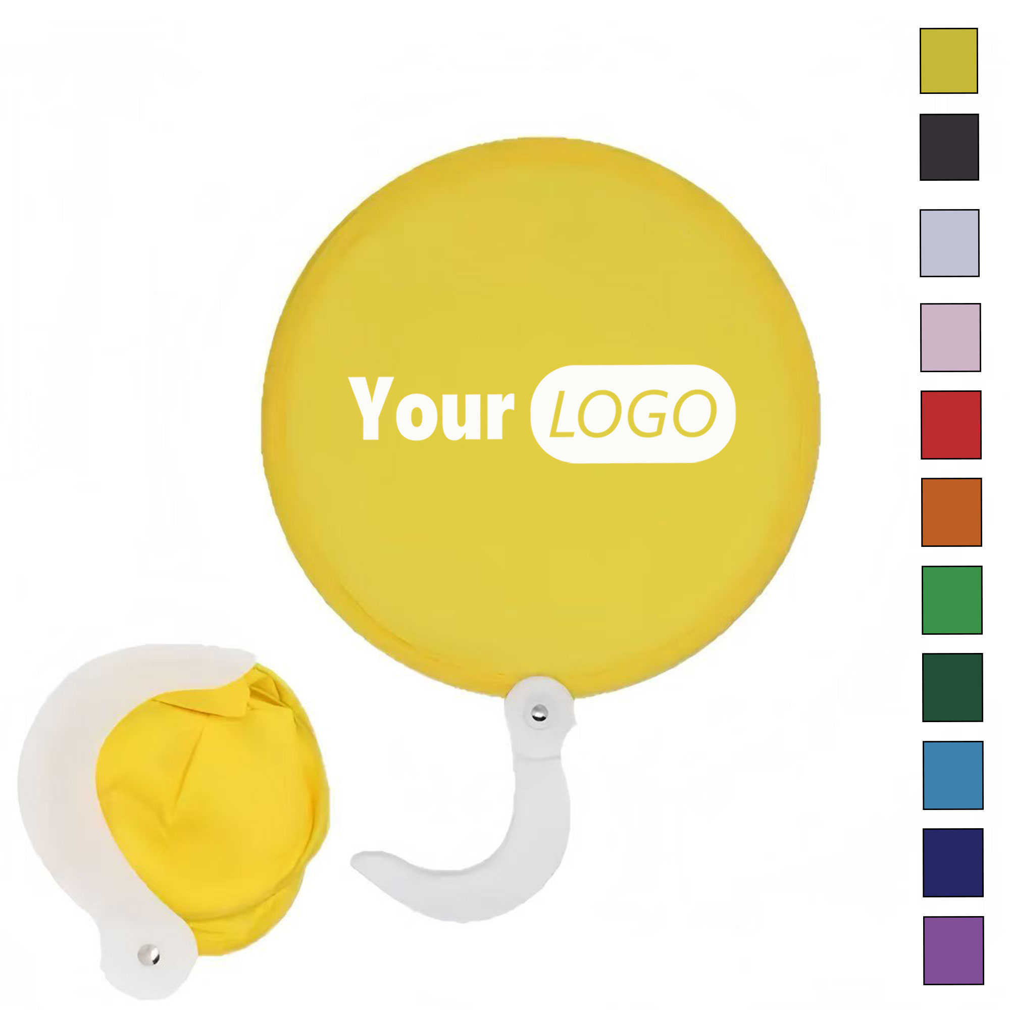 Portable Round Shape Folding Flying Disc Fan 2