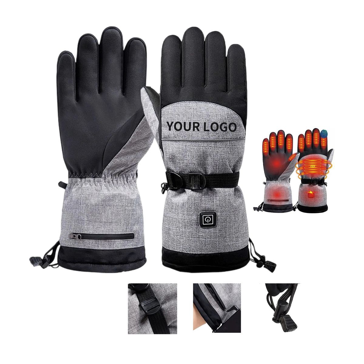 Waterproof Gloves with Heating 2