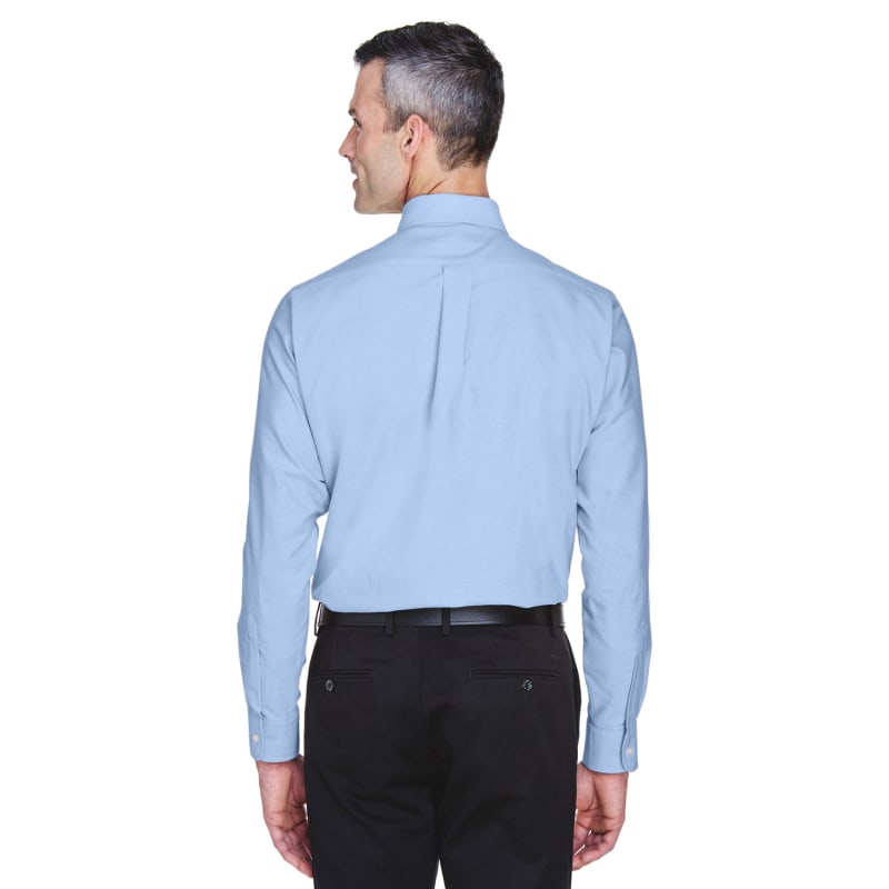 UltraClub Men's Classic Wrinkle-Resistant Long-Sleeve Oxford 9