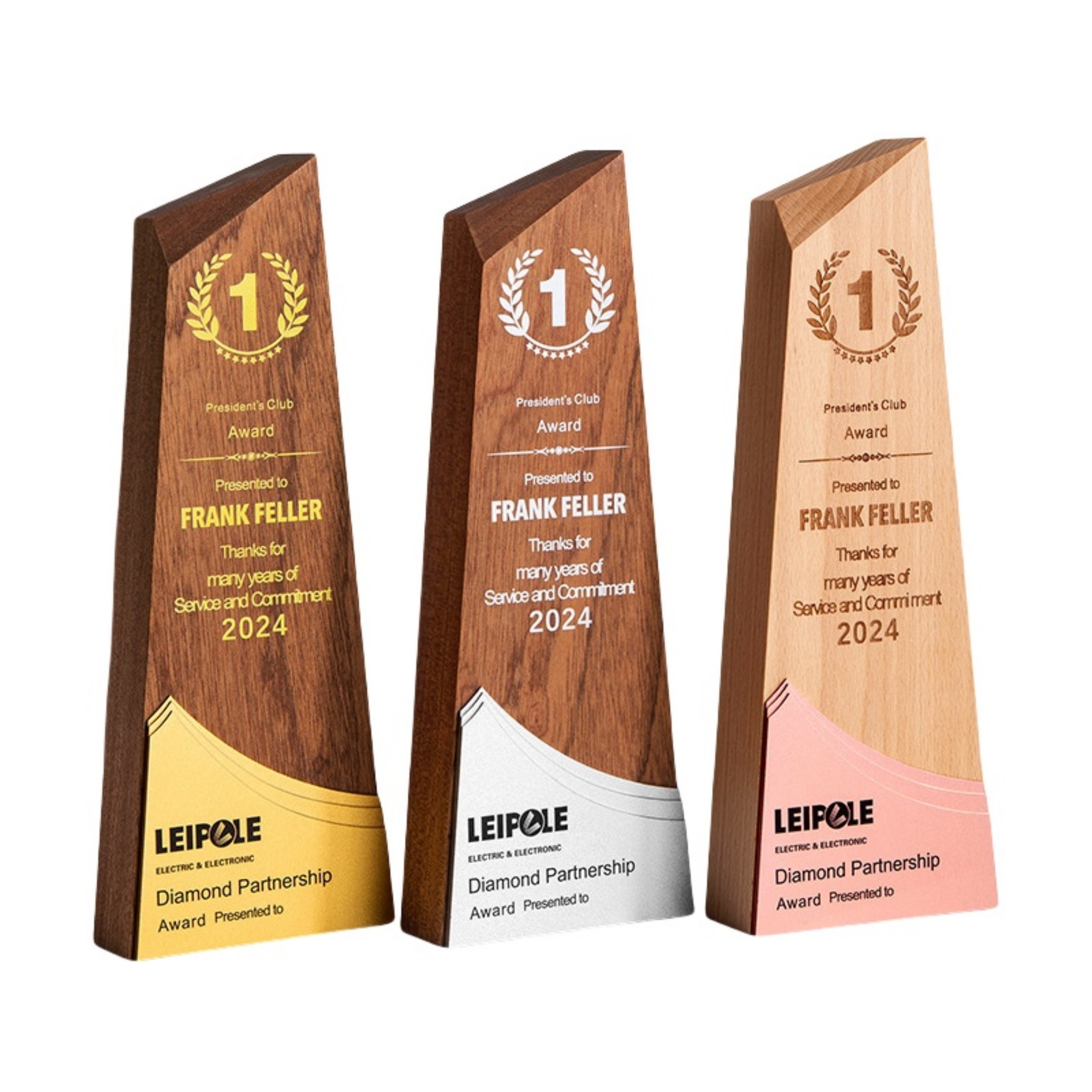 Creative Peak Wooden Award Trophy