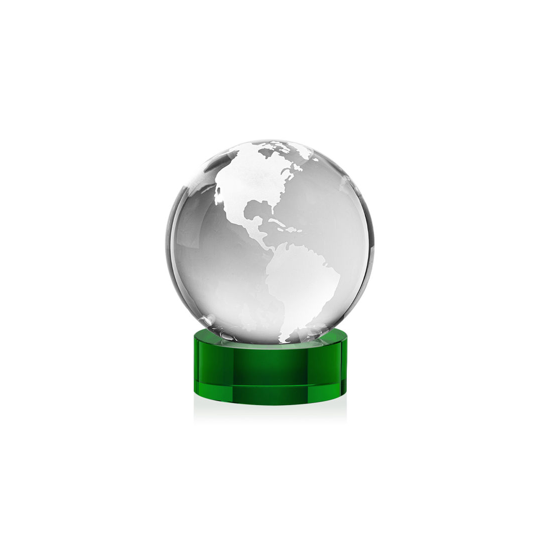 Globe Award on Stanrich Base - Green 11