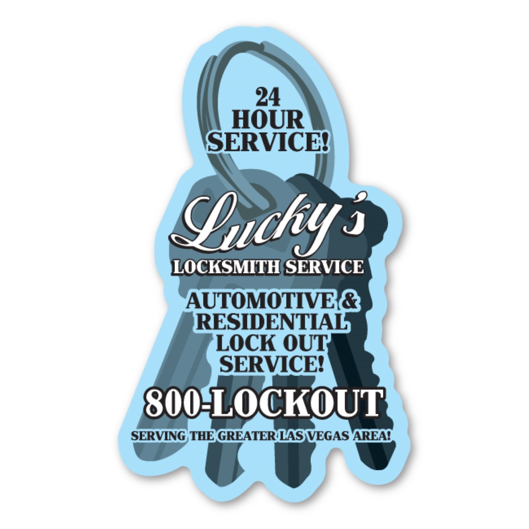 Keys On Ring Magnet - 2.5" x 4" - 20 mil