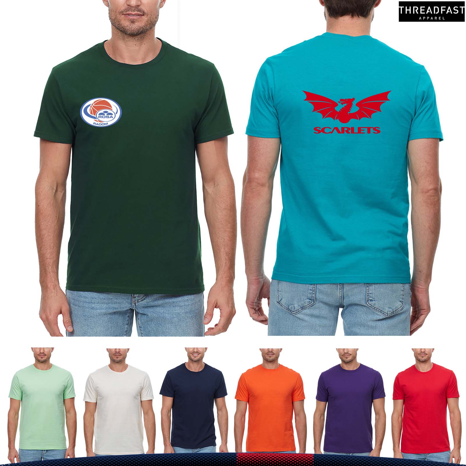 Threadfast Apparel® Unisex Cotton T-Shirt 4