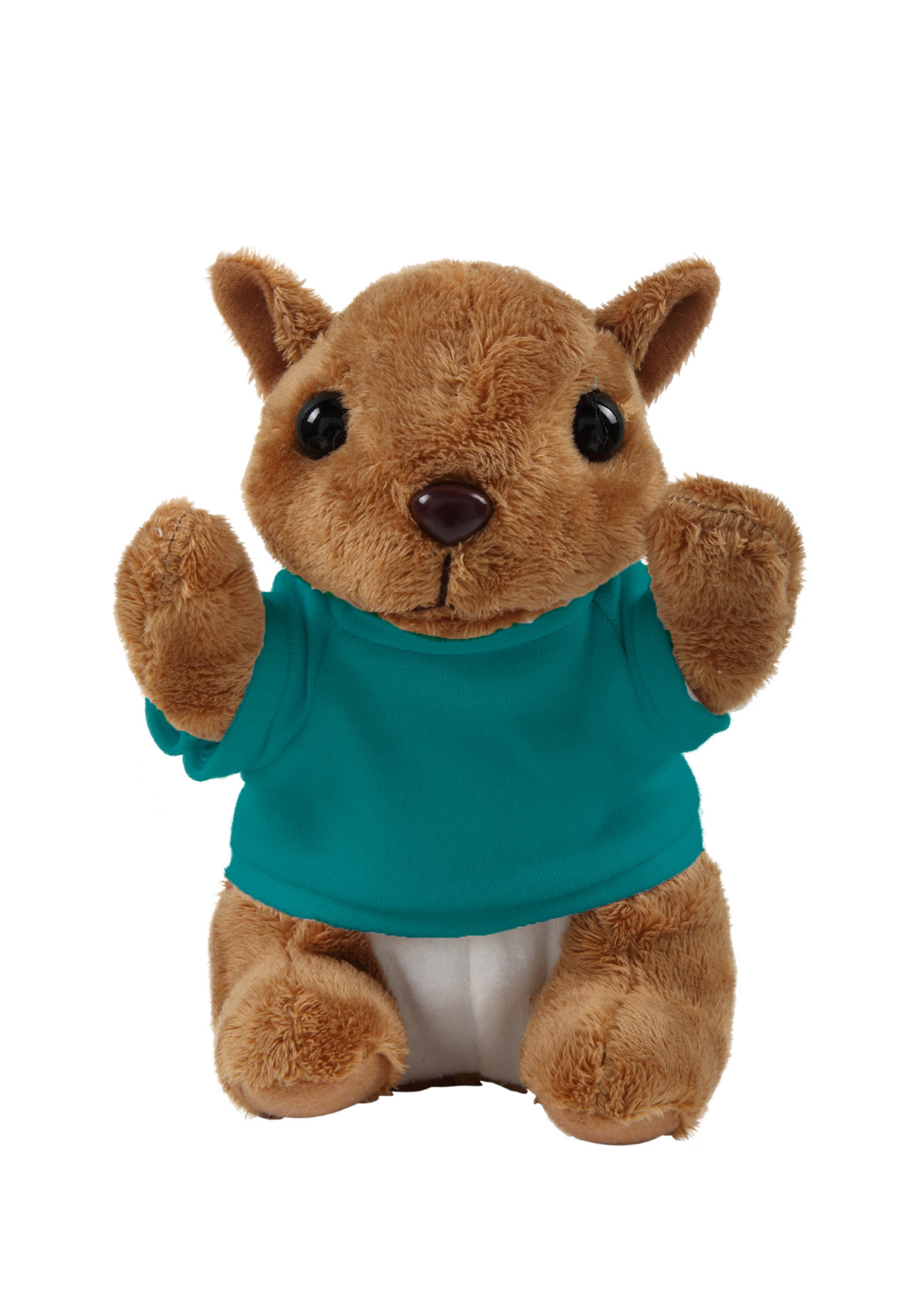 Soft Plush Sitting Squirrel with T-shirt 12