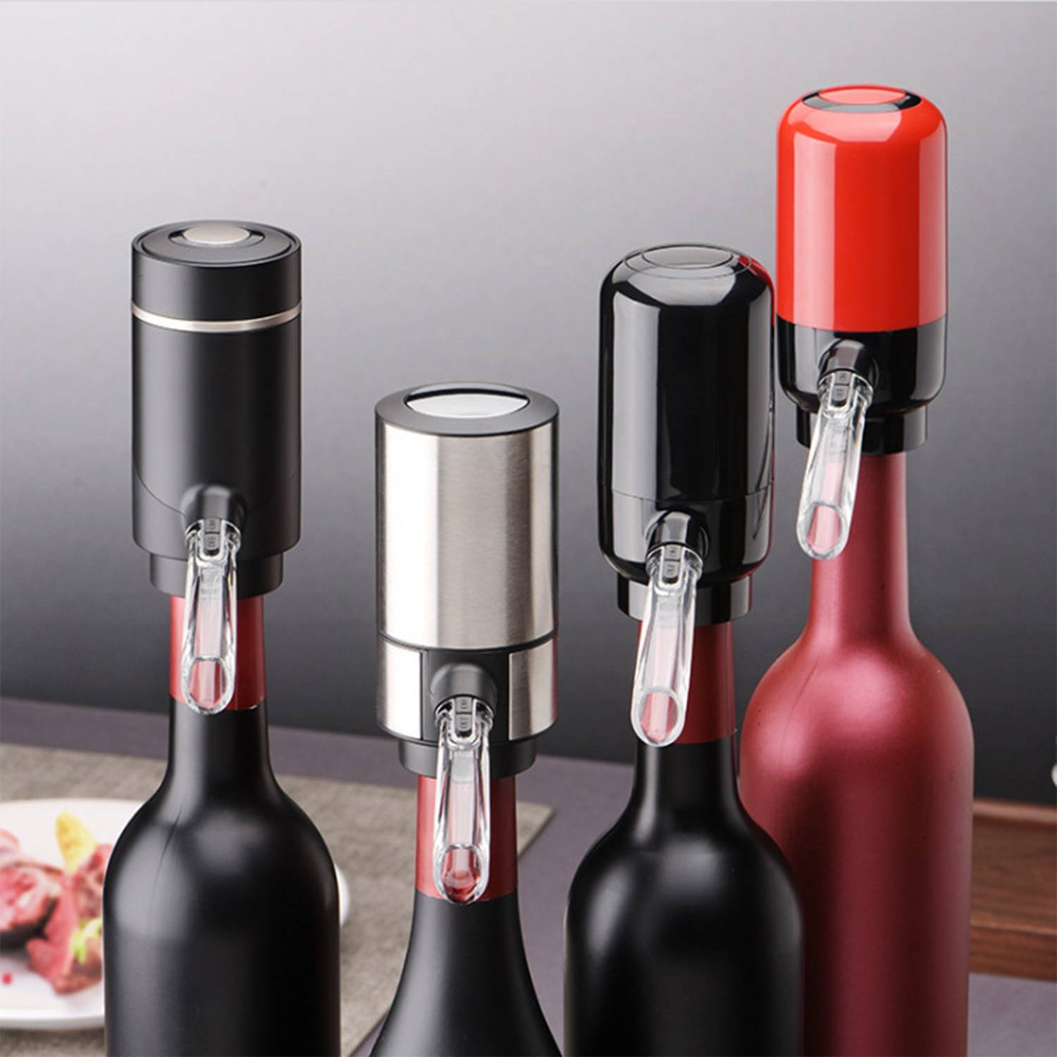 Multiple intelligent electronic wine aerators 3