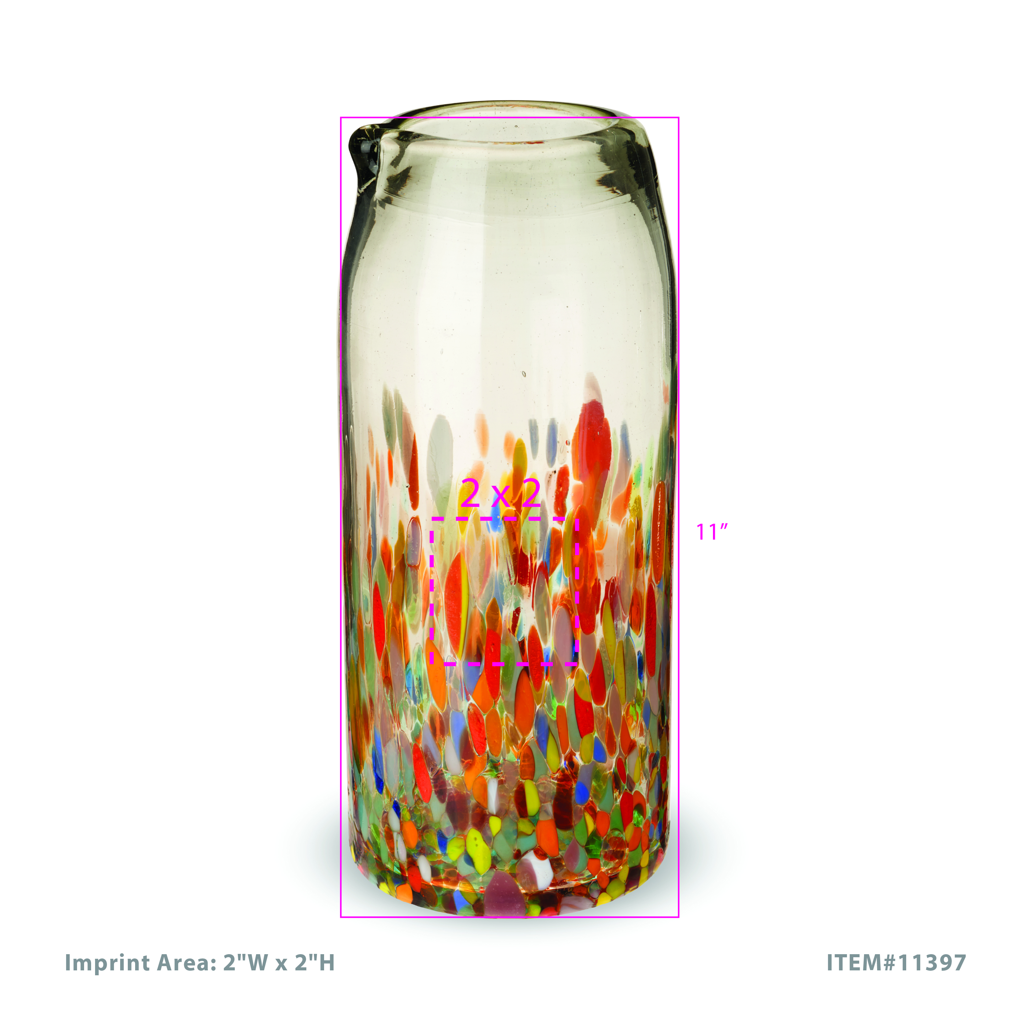 Twine Living® Artistico Recycled Pitcher 1