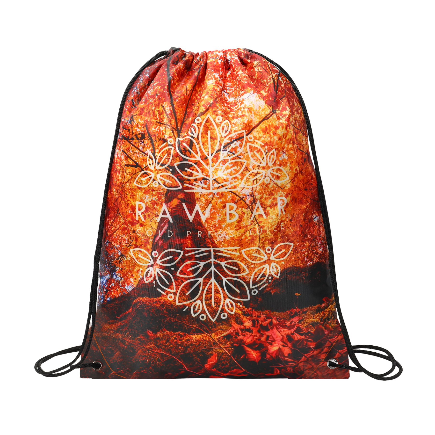 14" x 17" Dye-Sublimated Drawstring Backpack 2