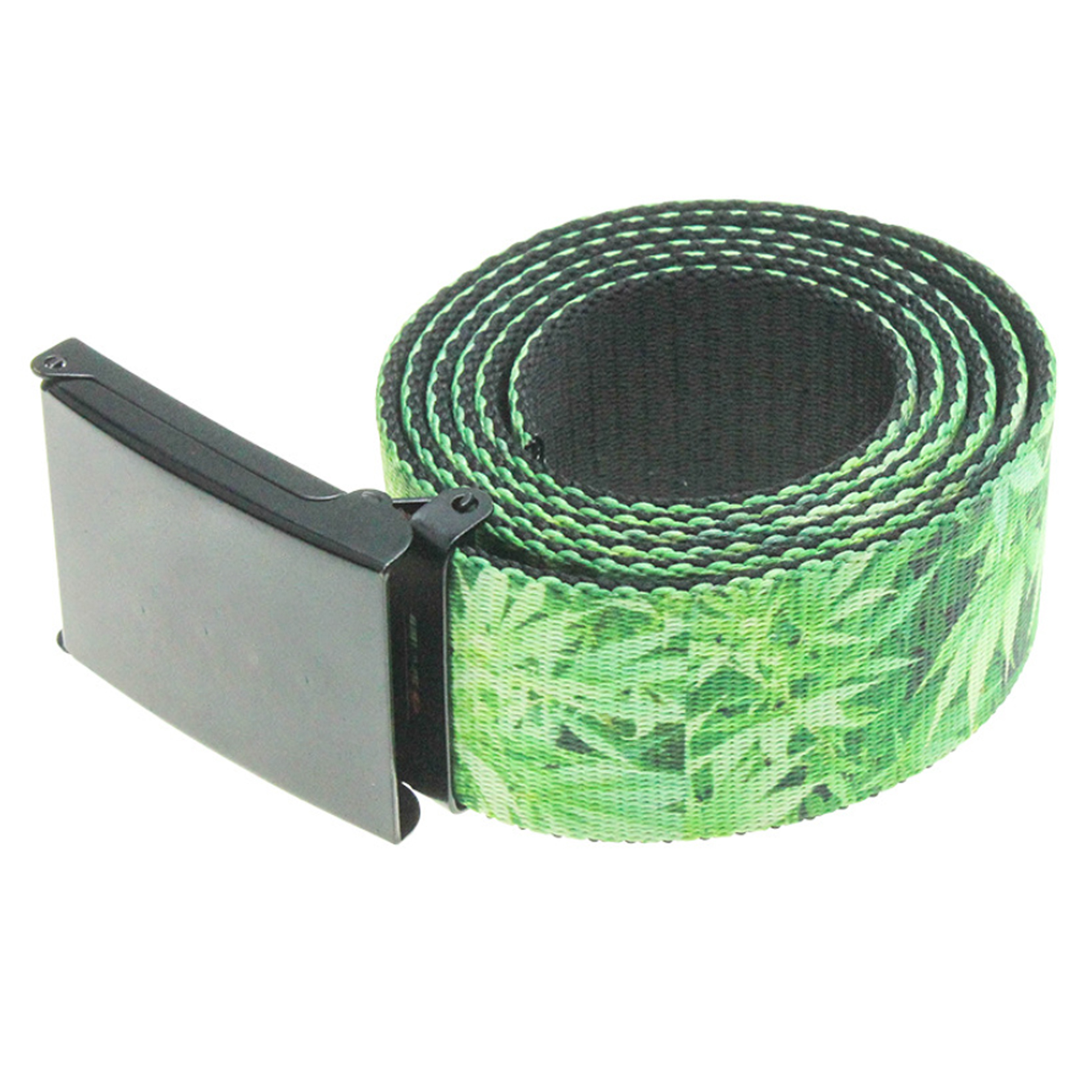 Fabric Waist Belt With Metal Buckle 2