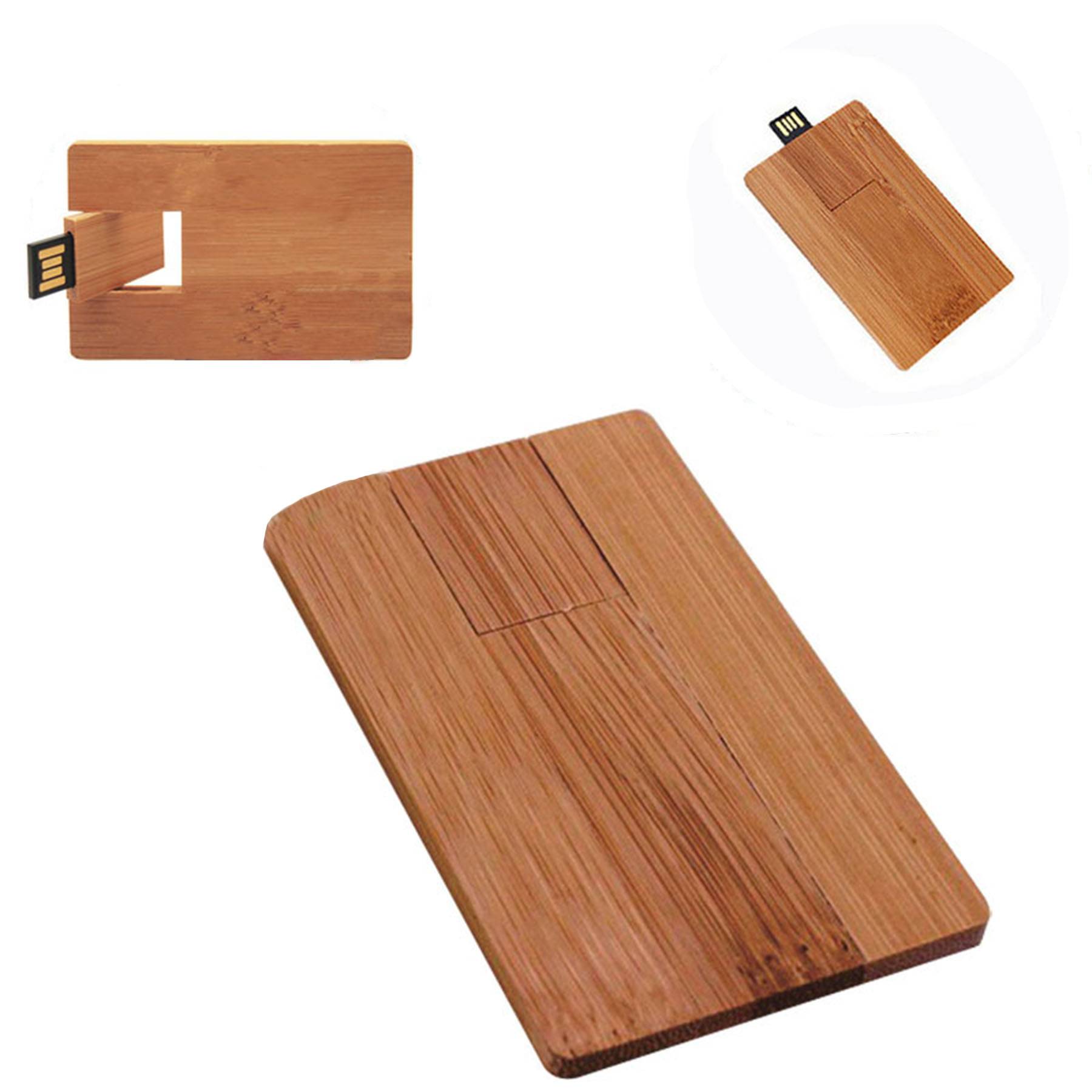 Wooden Business Card Shaped USB Flash Drive 3