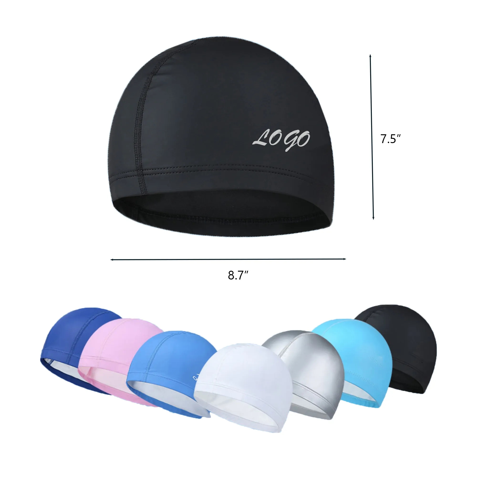 Custom PU Swimming Cap 8