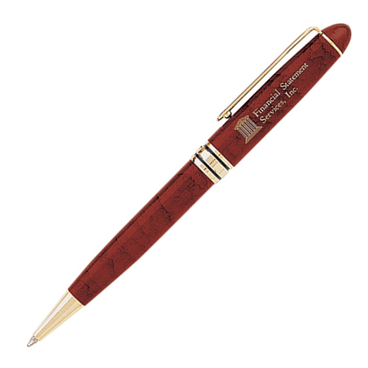 Leon III Twist Brass Ballpoint Pen 1