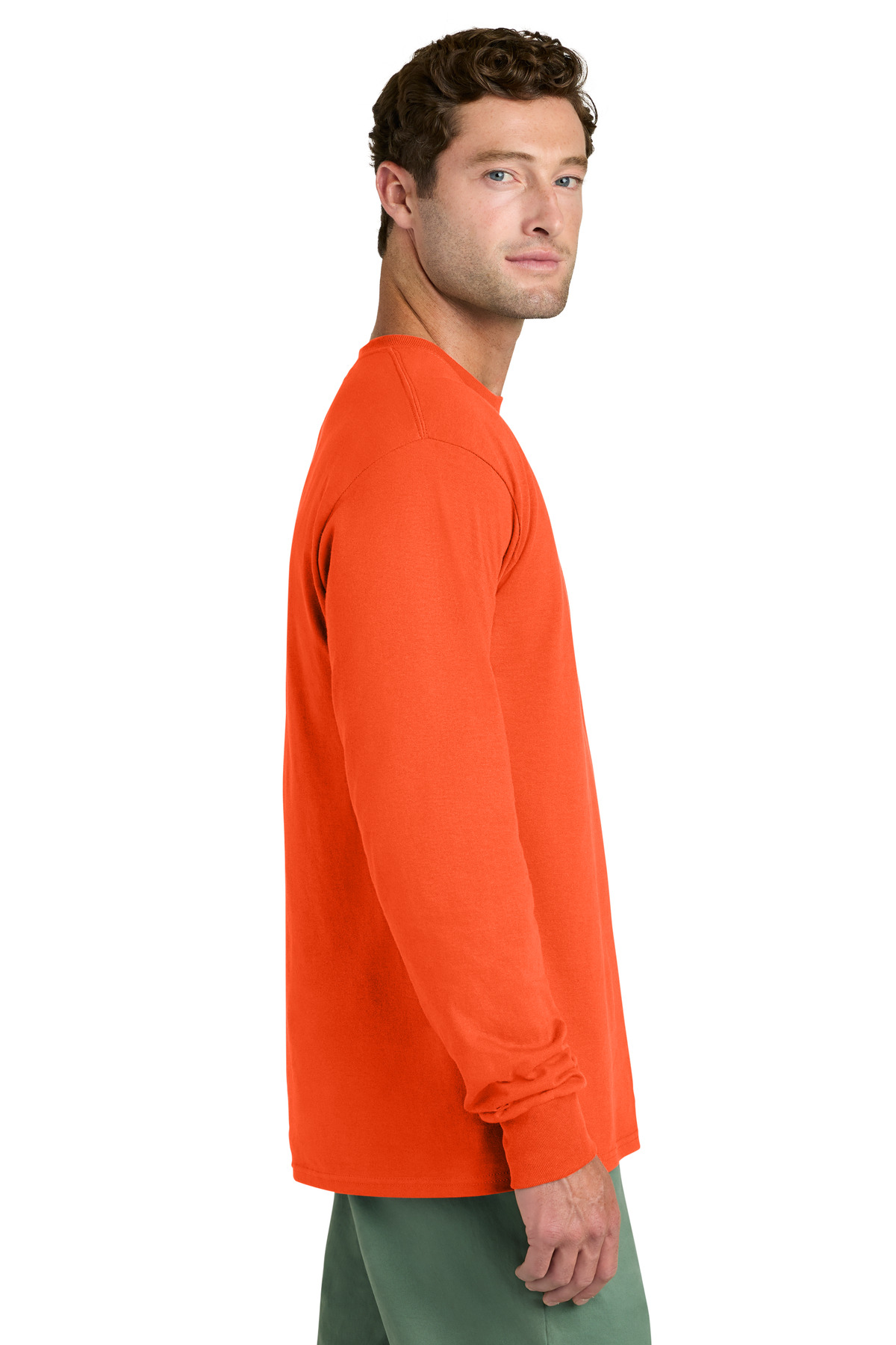 Port & Co Long Sleeve Core Cotton Tee. PC54LS 73