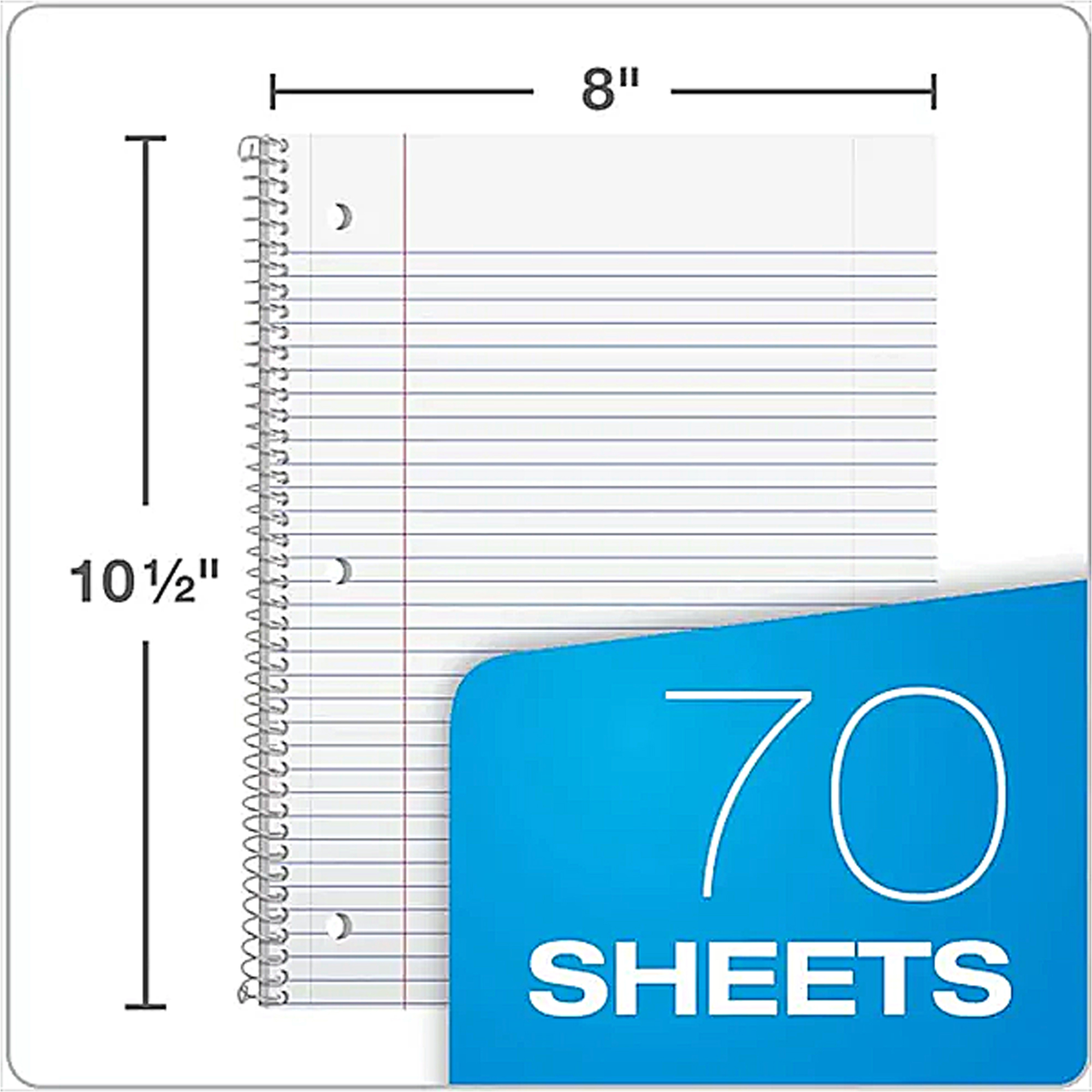 College Ruled Spiral Bound Notebook 1
