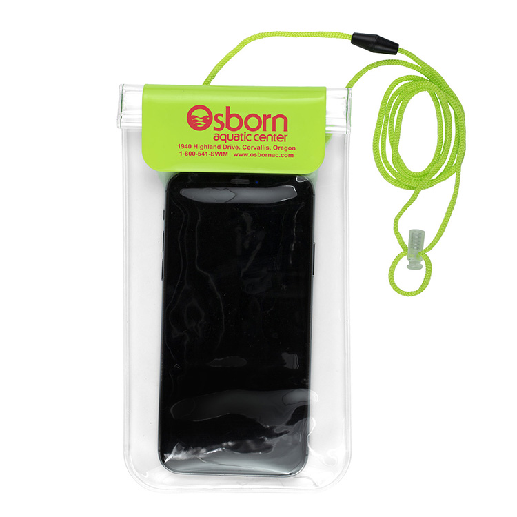 "Truckee" Clear Touch Through Water-Resistant Cell Phone and Accessories Carrying Case 32