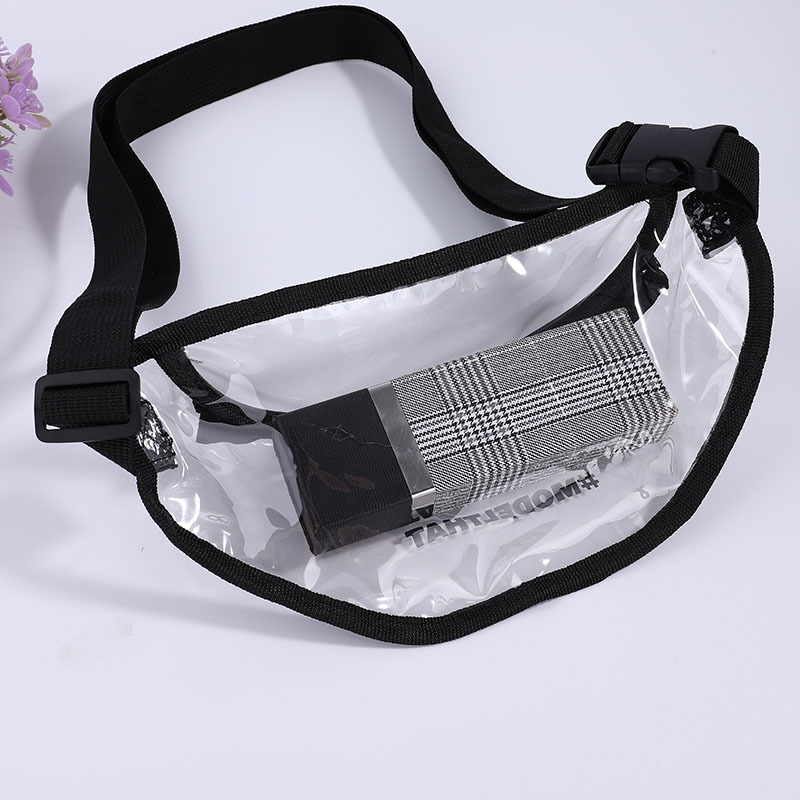 Transparent Waterproof Stadium Waist Pouch Bag 8