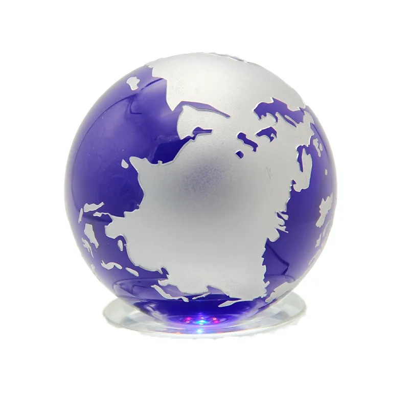 Crystal Globe Paperweight 8