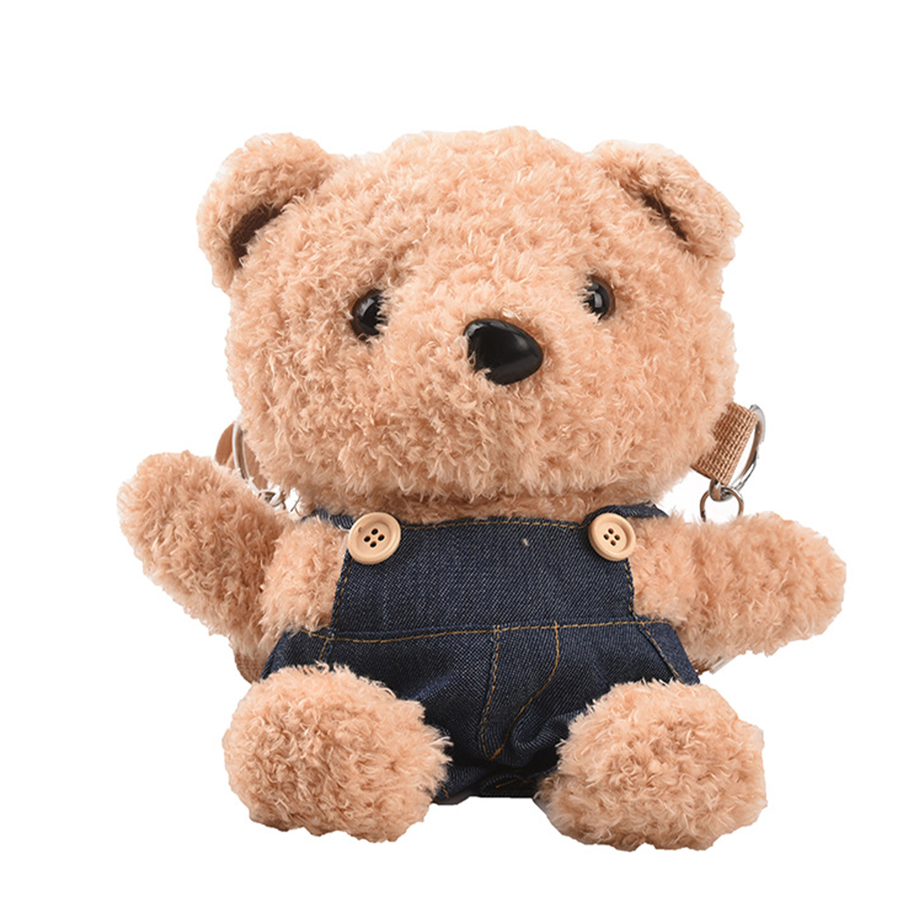 Cotton Cute strap bear plush doll cross-body shoulder bag 5