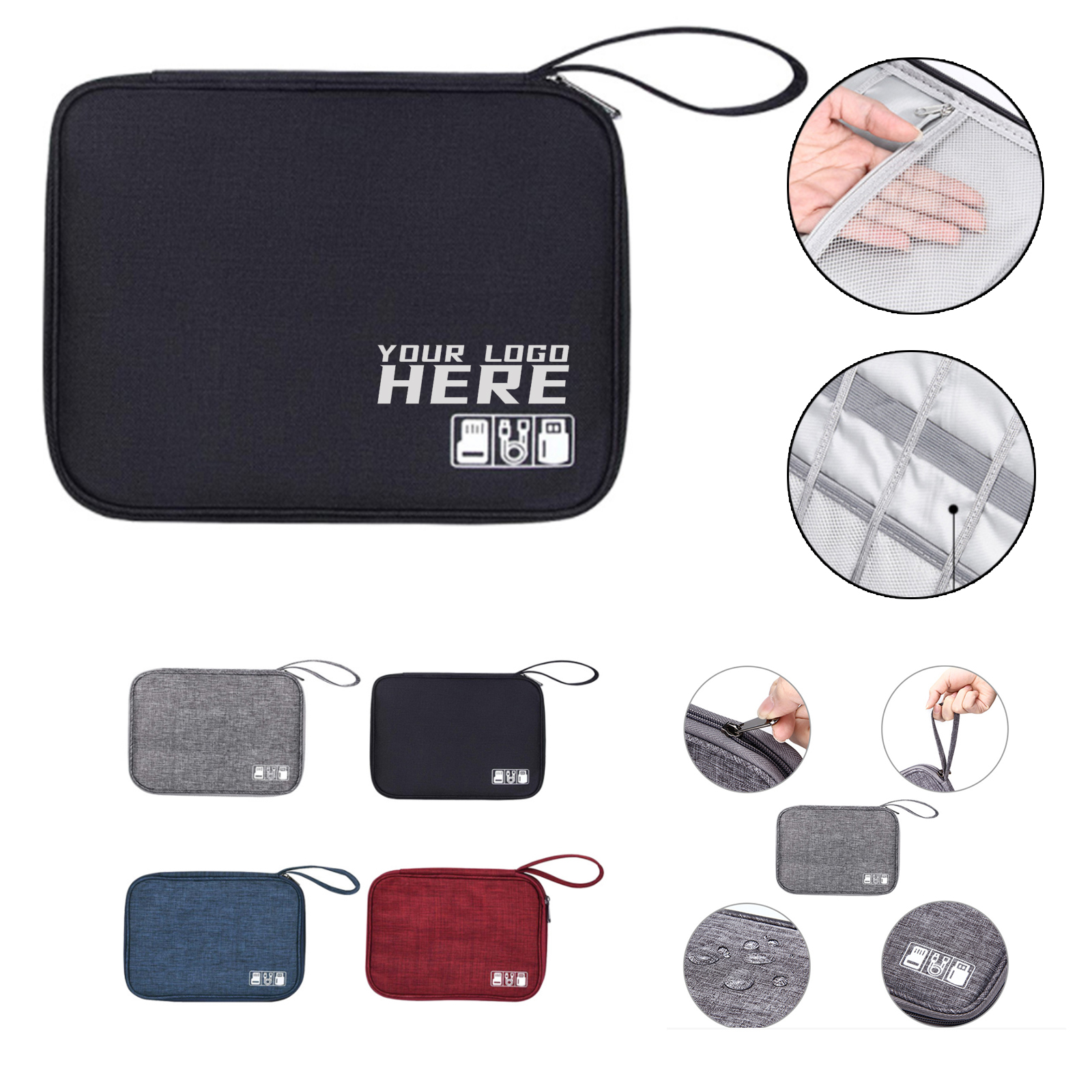 Electronic Travel Cable Organizer Bag 2