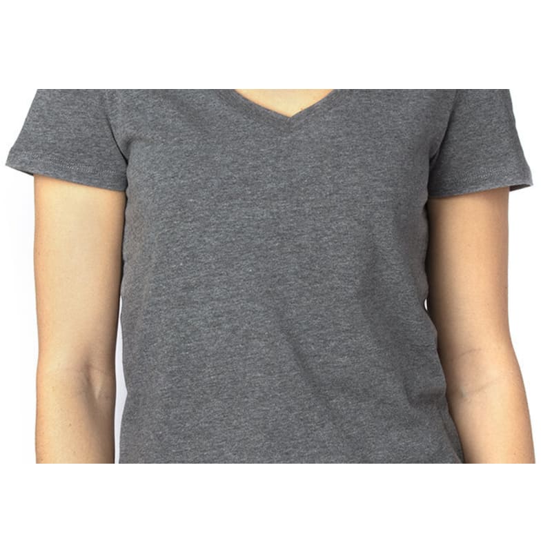 Threadfast Apparel Ladies' Ultimate CVC V-Neck T-Shirt 22
