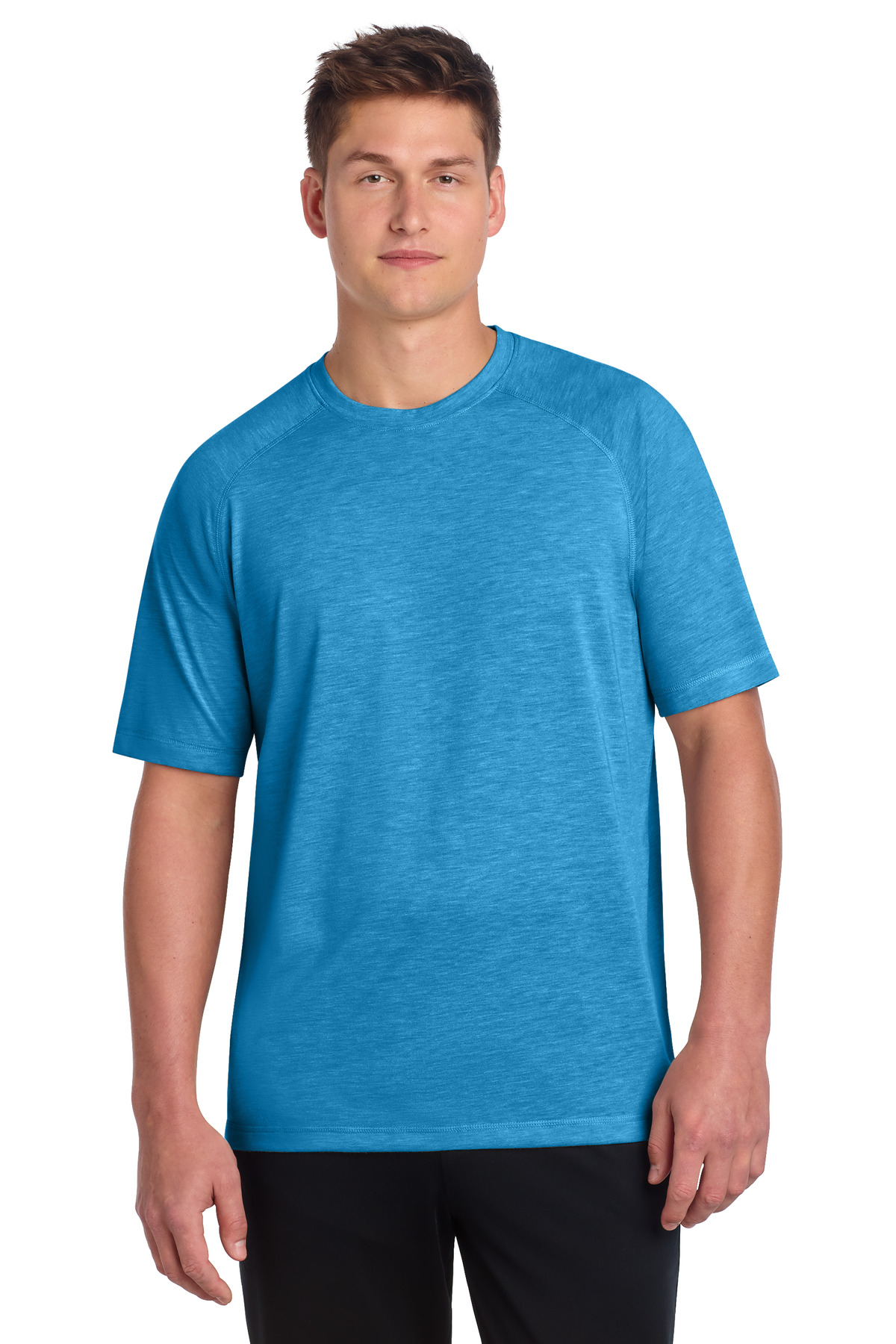 Sport-Tek PosiCharge Tri-Blend Wicking Raglan Tee. ST400 130