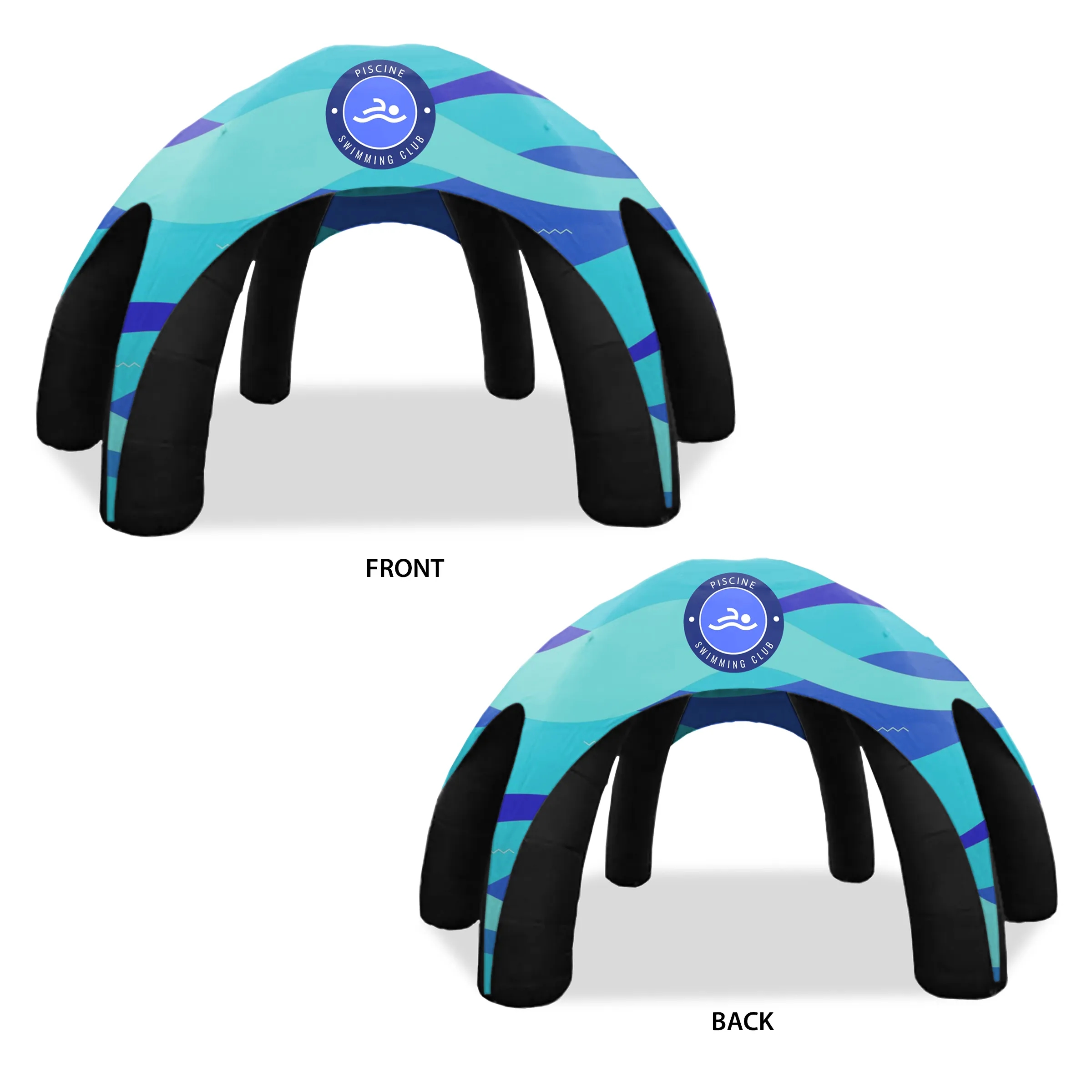 30' Custom Inflatable Spider Tent with 6 legs with Canopy 4