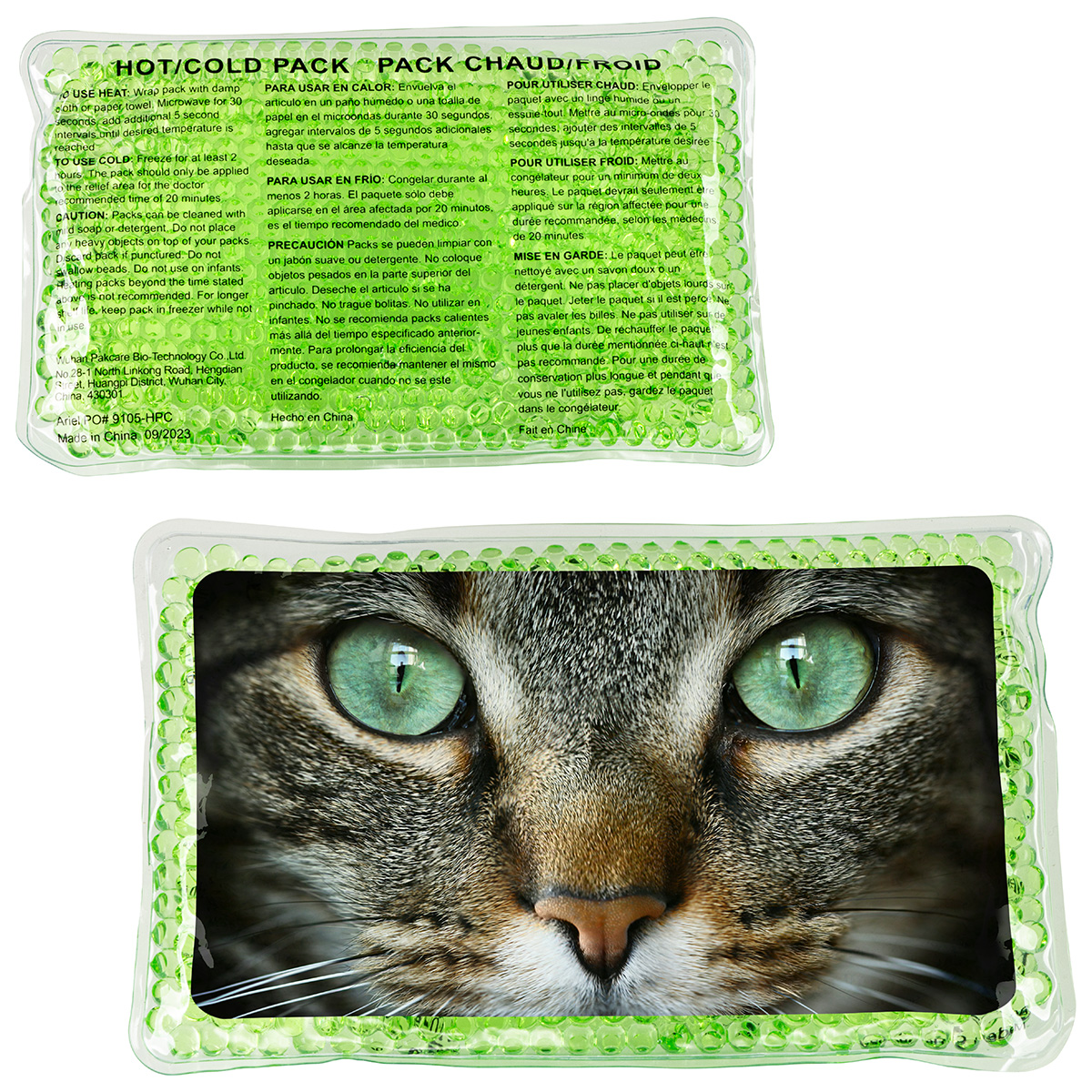 Cat Eyes Large Rectangle Aqua Pearls™ Hot/Cold Pack 3