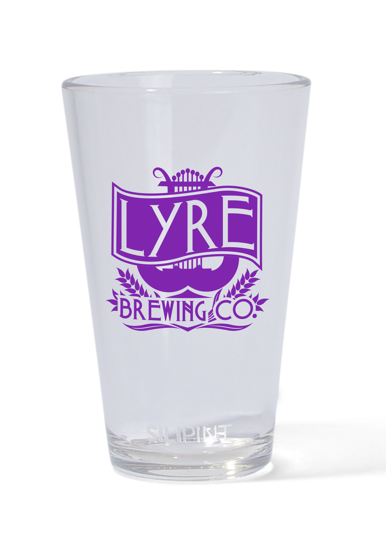 Silipint® Clear Pint Glass - 16 oz. 110