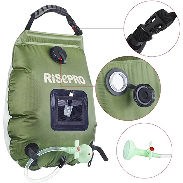 Portable Solar Shower Bag for Camping 3
