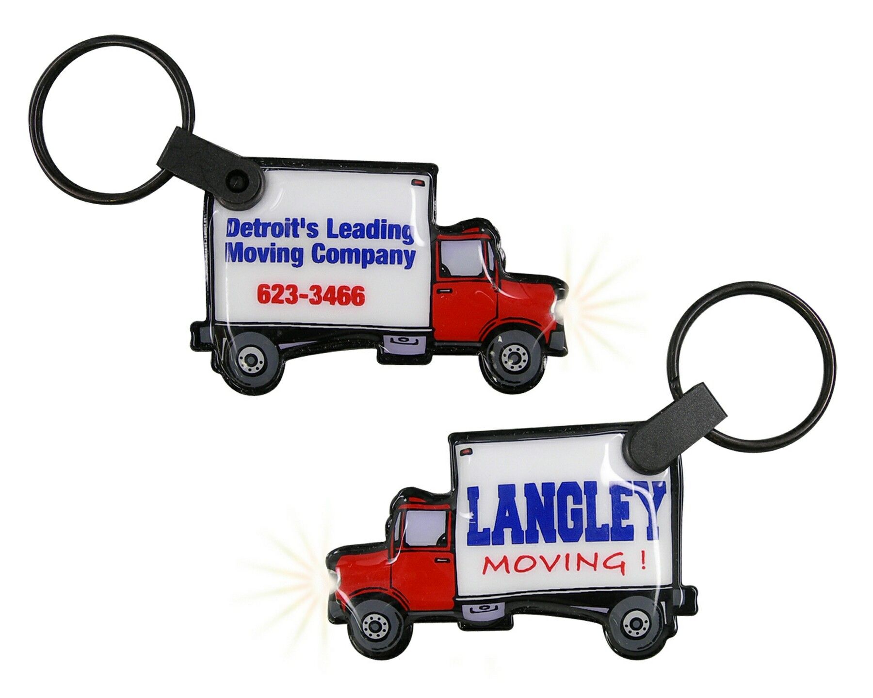 ShapeLights™ Color-A-Shape Key Ring Flashlight (Truck) 2