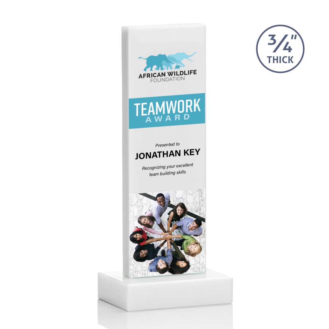 Hathaway VividPrint™ Award - White 21