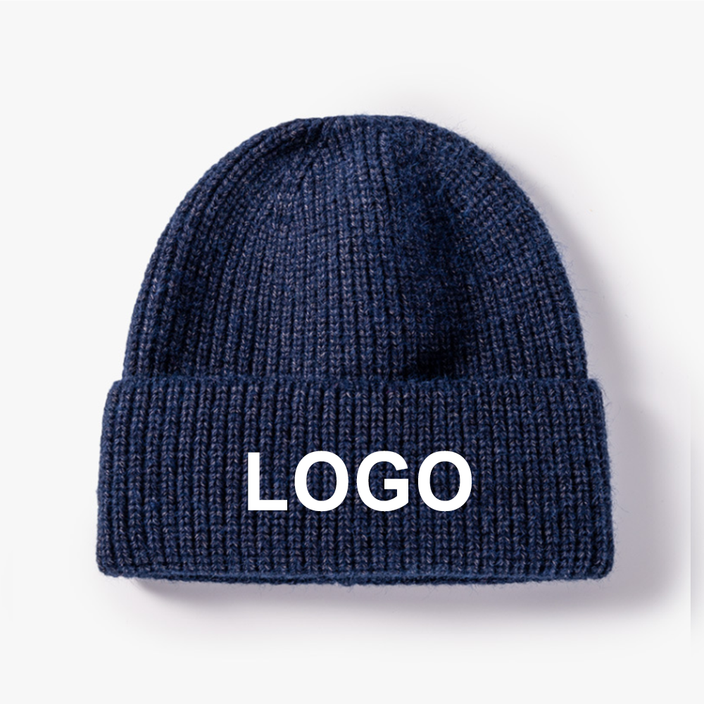 Custom Unisex Cuffed Knitted Beanie 7
