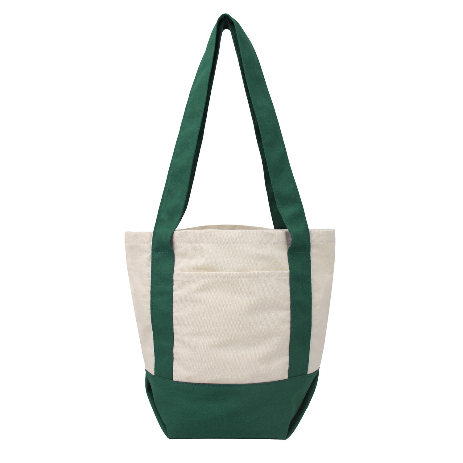 Small Cotton Canvas Boat Tote W/ Pocket 2