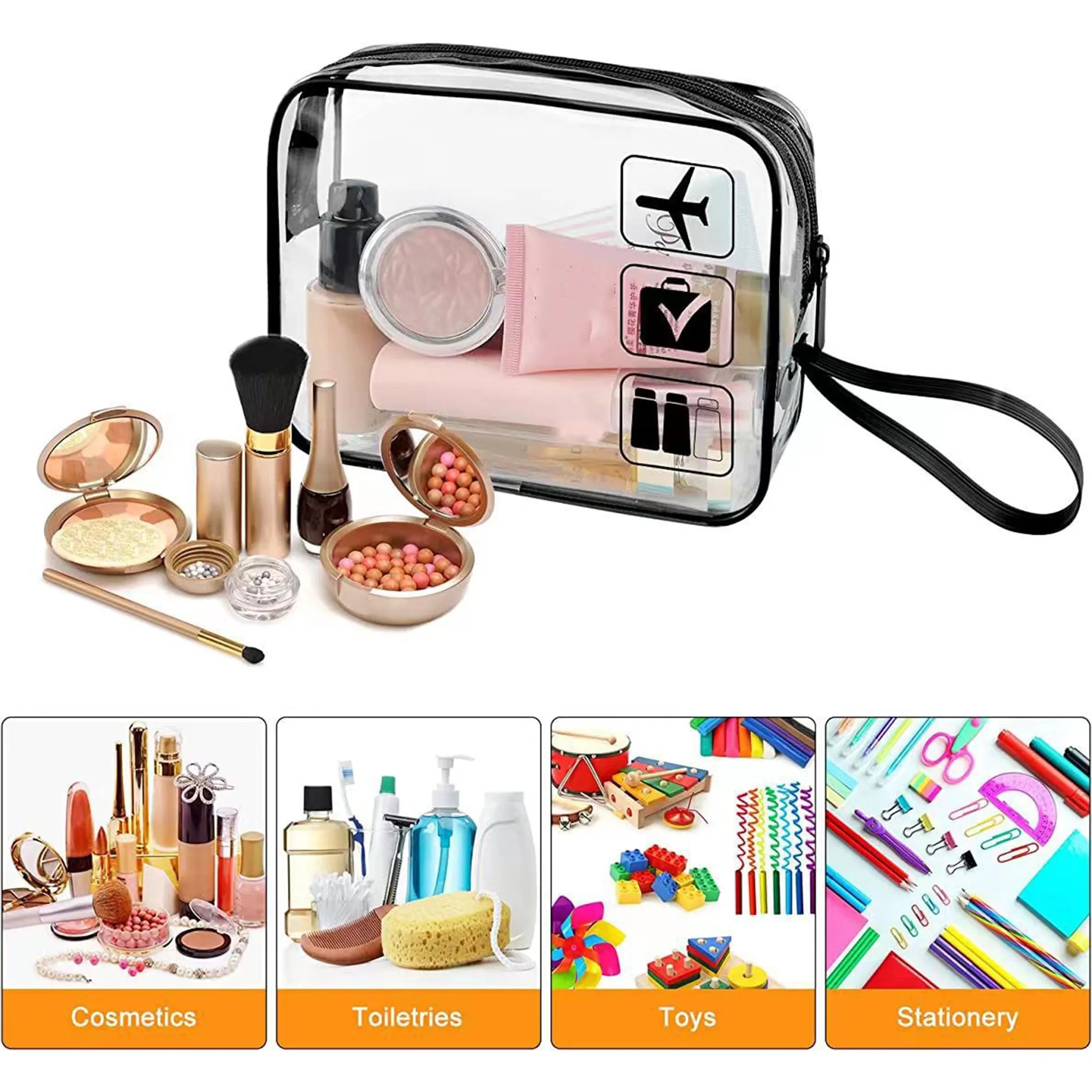 Clear Travel Cosmetic Bag 4