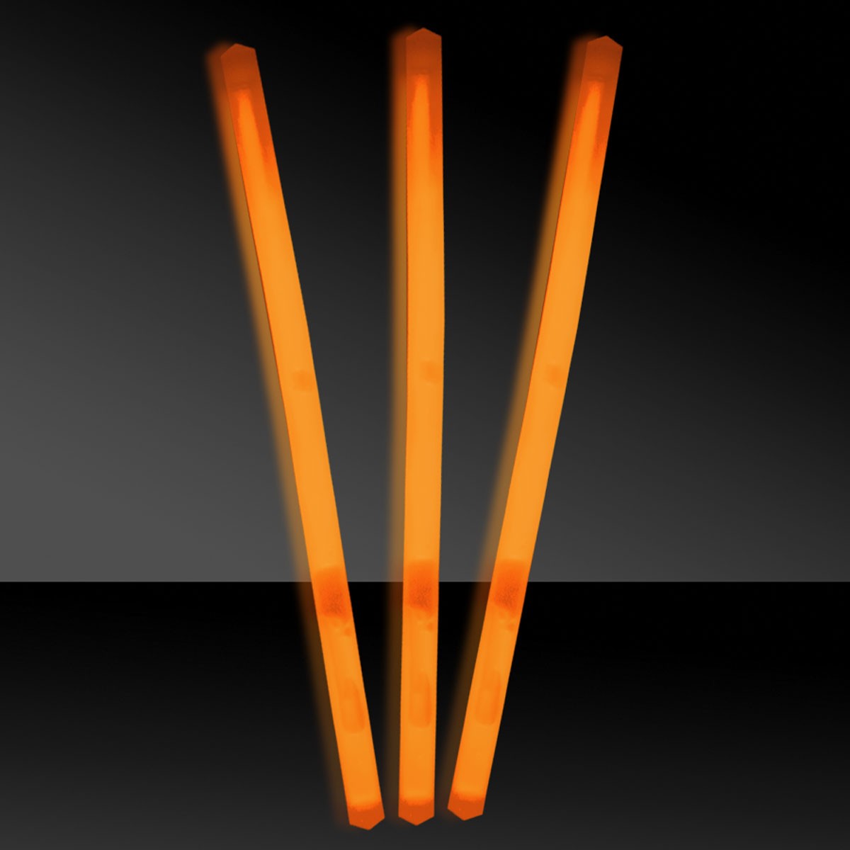 Orange 5" Single Color Light Up Glow Swizzle Stick(Pad Print) 3