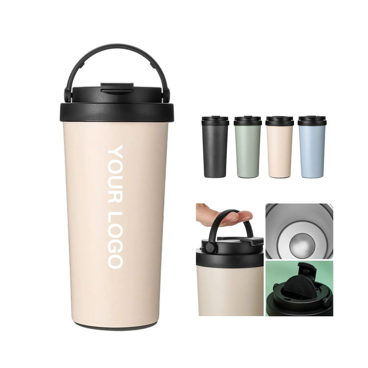 Vacuum Insulated Thermos Travel Cup 5