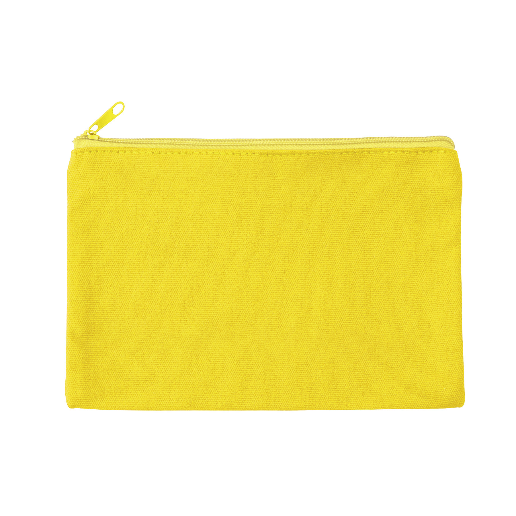 9" X 6" Cotton Canvas Zippered Pouch For Cosmetics, Toiletries & Tech Accessories 31