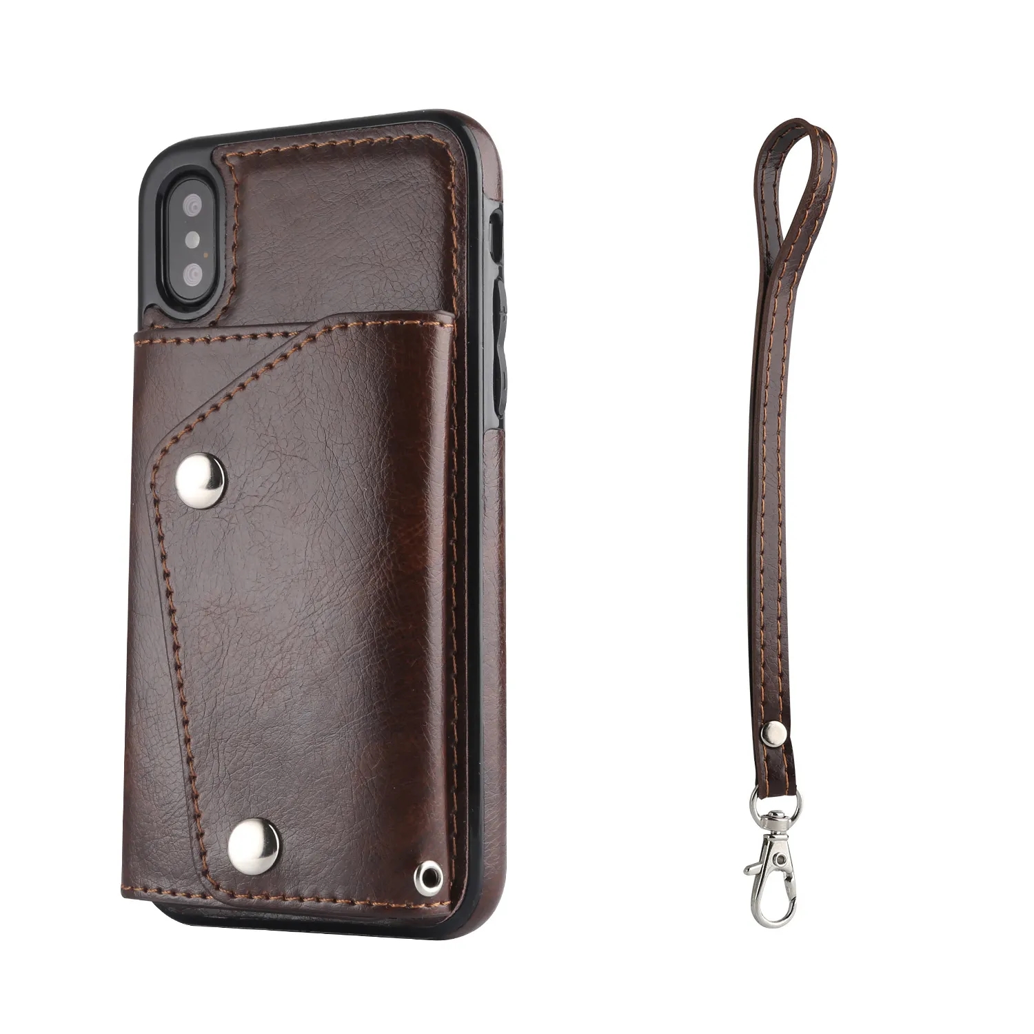 Wallet Folio Phone Leather Case 6