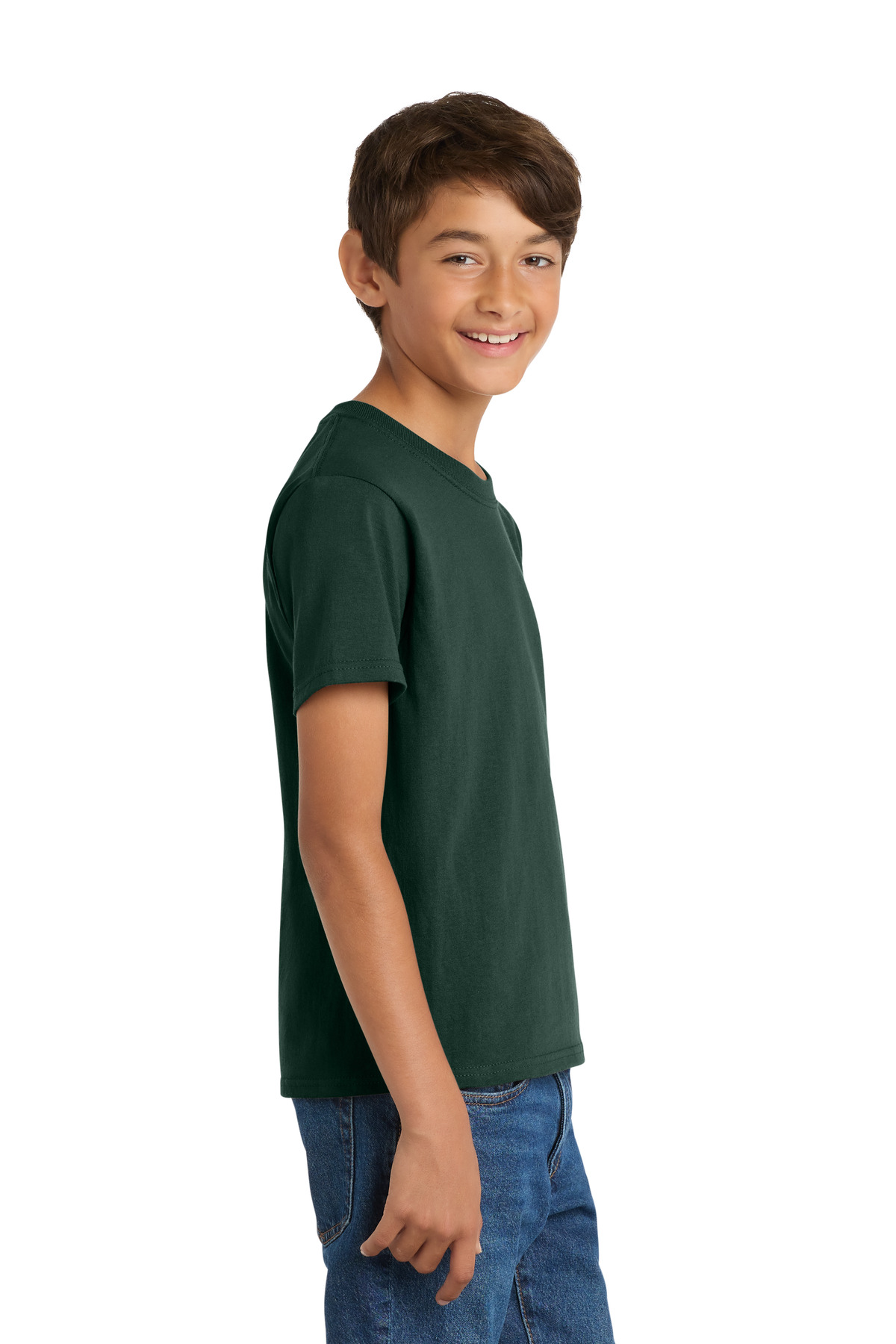 Port & Co Youth Core Cotton Tee. PC54Y 180