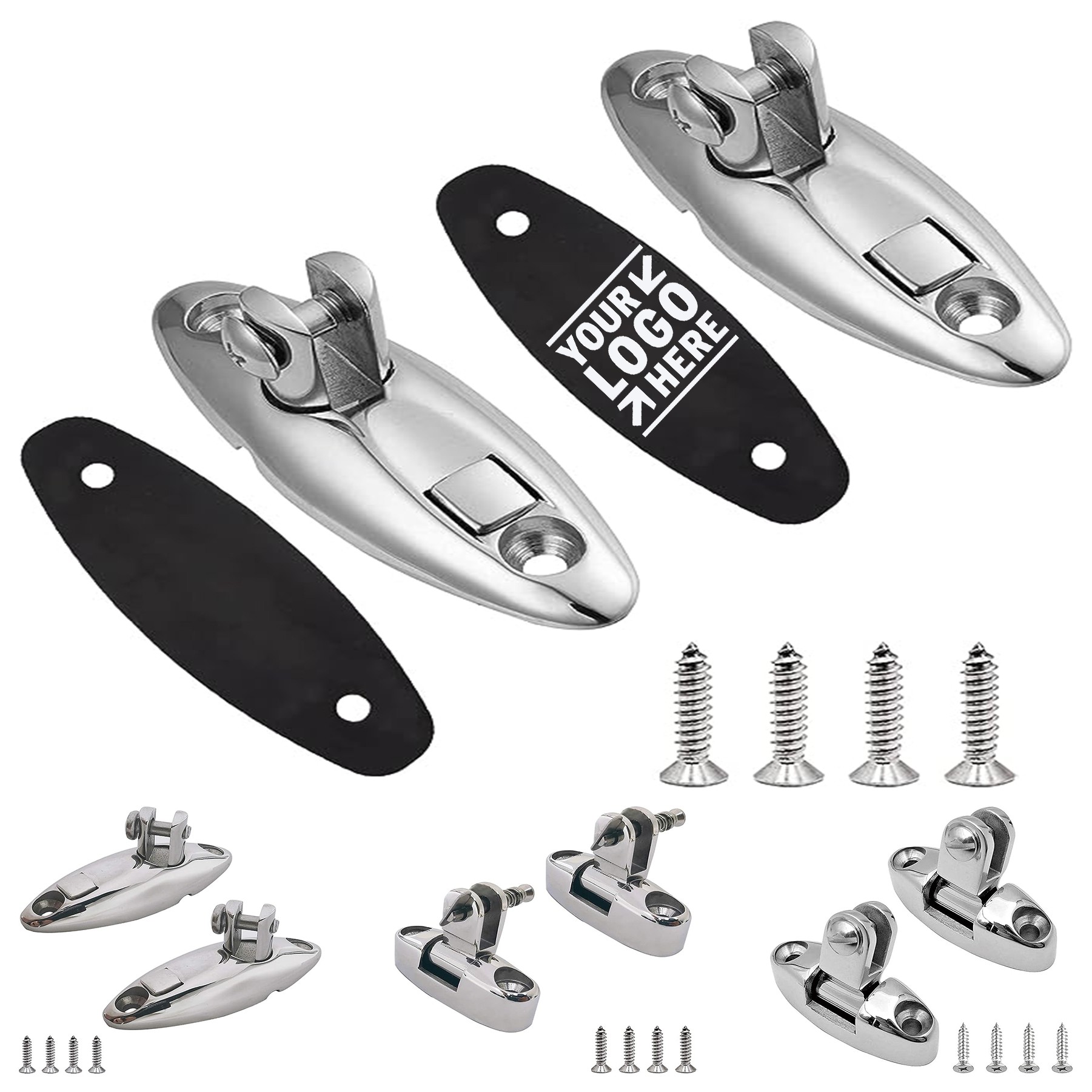 Release Bimini Top Swivel Hinge 316 Stainless Steel Deck Side Mount Marine Hardware With Screw 2