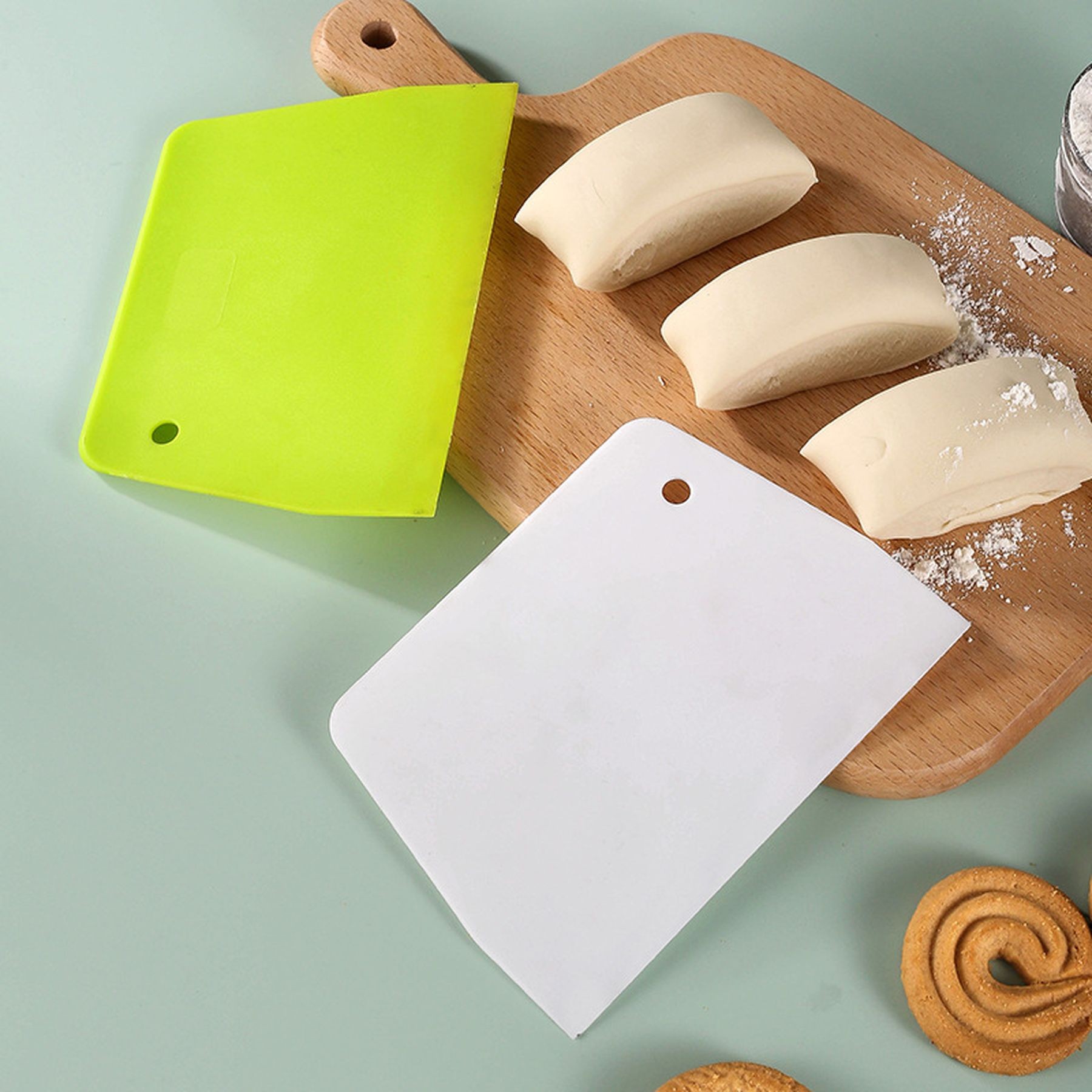 Dough Scraper Food-Safe Plastic Bread Cake Fondant Cutter 8