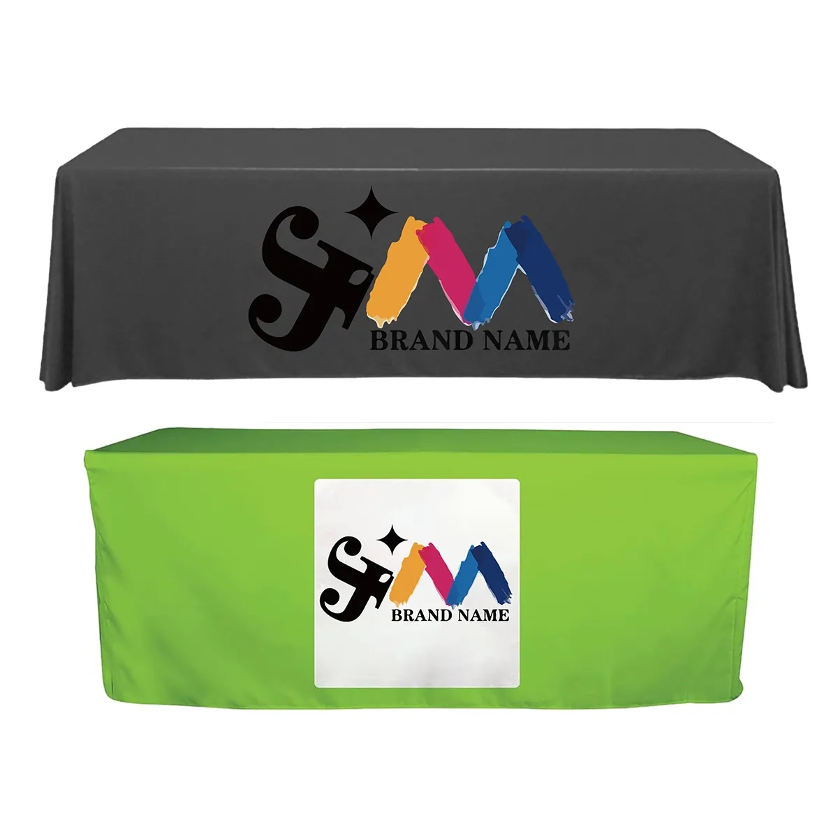 Custom Business Logo Table Cloth For Trade Exhibition 2