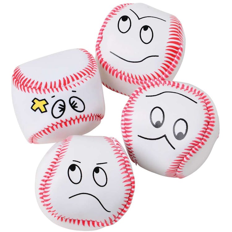 Baseball Face Kickballs - Assorted 2