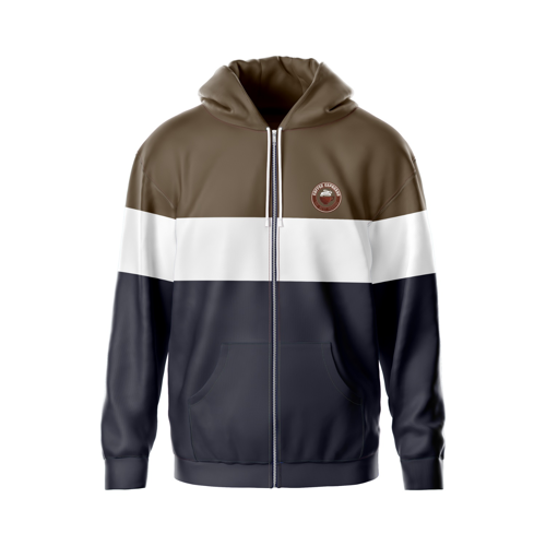 Unisex & Kids' Digital Printed 310G Cotton Full Zip Hoodie 3